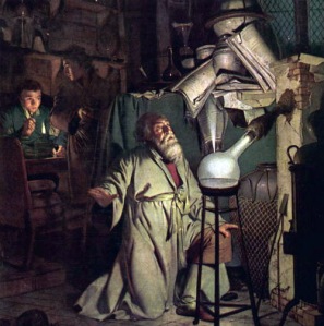 Alchemist in Laboratory